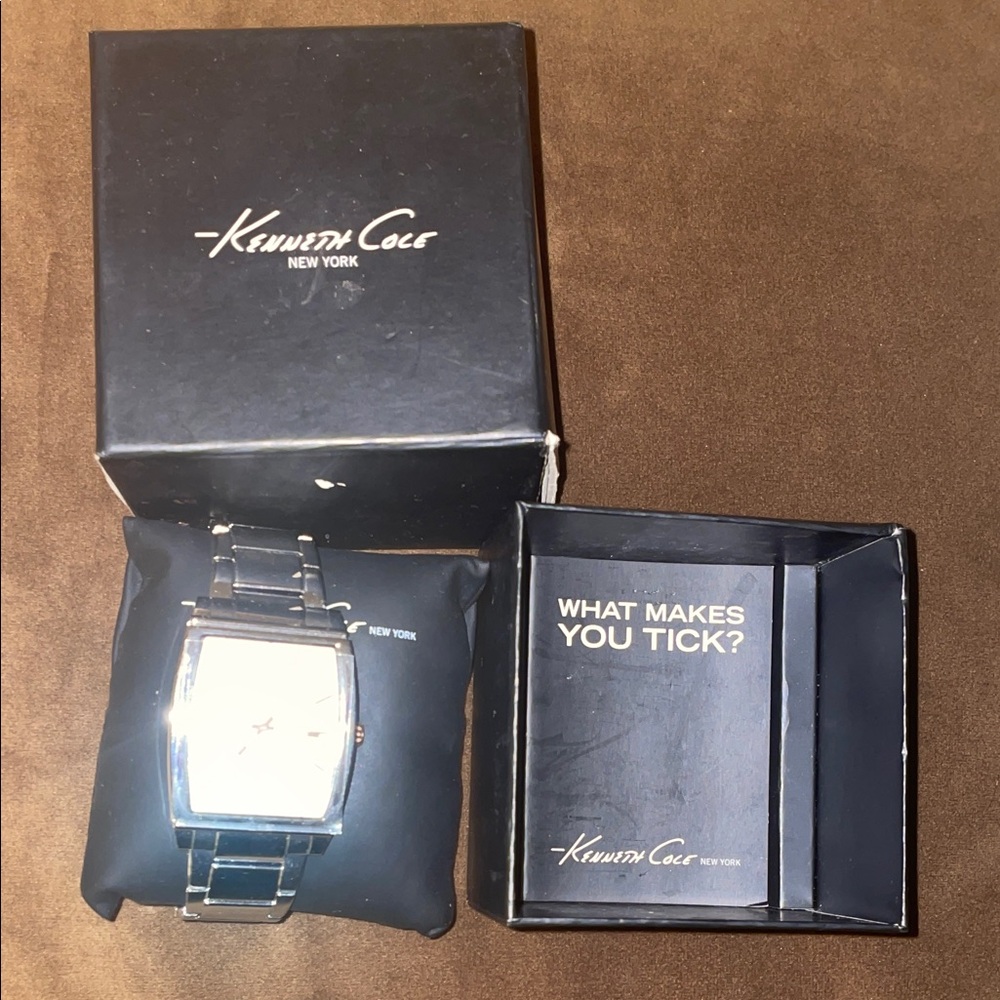 Kenneth Cole Silver-Tone Men's Watch